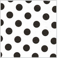 POLKA DOT BLACK Sheet Tissue Paper